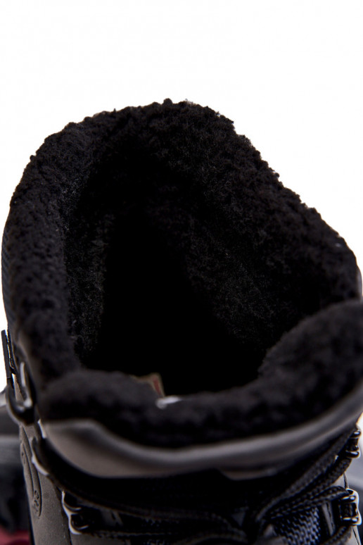 Vīriešiem Siltināti pārgājienu zābaki Cross Jeans KK1R4027C melnas krāsas