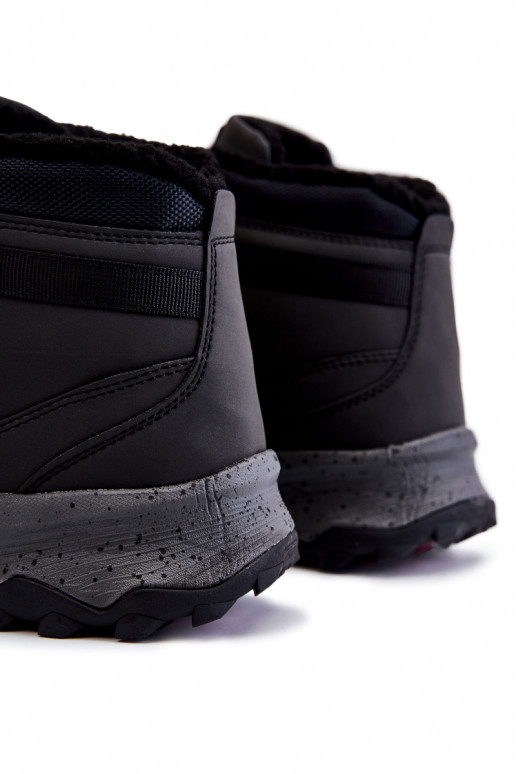 Vīriešiem Siltināti pārgājienu zābaki Cross Jeans KK1R4027C melnas krāsas