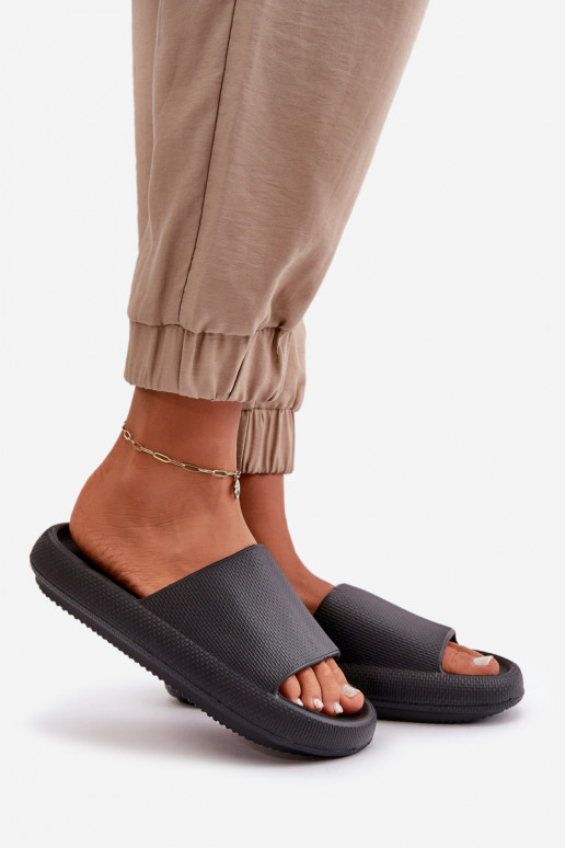 Sieviešu Vieglas čības Uz biezas zoles melnas krāsas Querceria