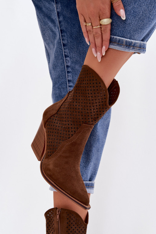 Ažūrs Sieviešu puszābaki brūnas krāsas Rivorina