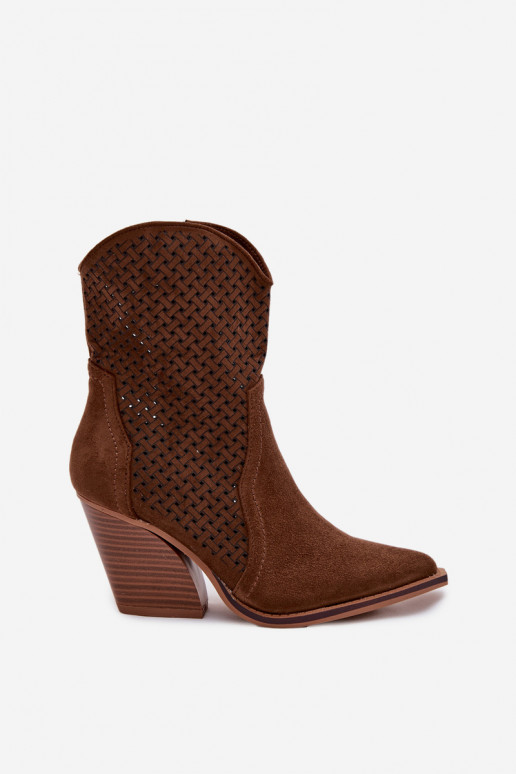 Ažūrs Sieviešu puszābaki brūnas krāsas Rivorina