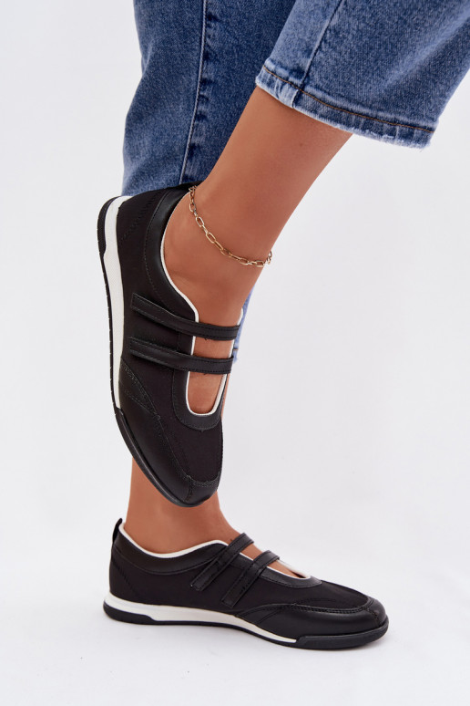 Sportiska stila Balerīnas Sieviešu Ar svītrām melnas krāsas Farvessa