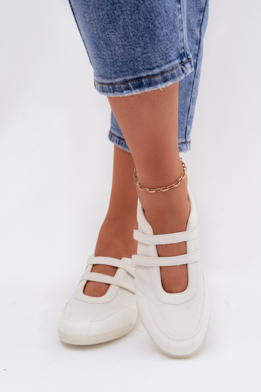 Sportiska stila Balerīnas Sieviešu Ar svītrām baltas krāsas Farvessa