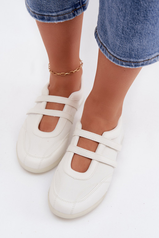 Sportiska stila Balerīnas Sieviešu Ar svītrām baltas krāsas Farvessa