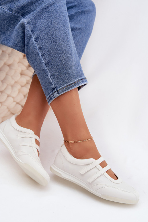 Sportiska stila Balerīnas Sieviešu Ar svītrām baltas krāsas Farvessa