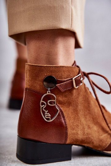 Sieviešu puszābaki Kurpes Tā irciejka 5743A-29 brūnas krāsas 2