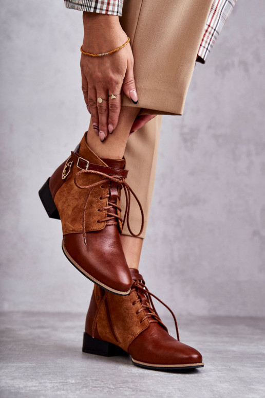 Sieviešu puszābaki Kurpes Tā irciejka 5743A-29 brūnas krāsas