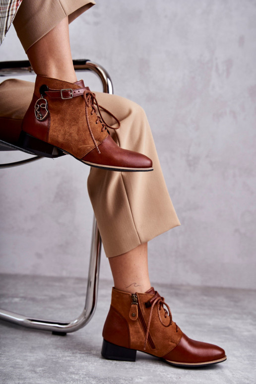 Sieviešu puszābaki Kurpes Tā irciejka 5743A-29 brūnas krāsas