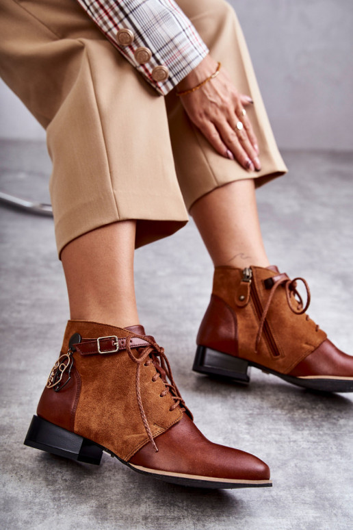 Sieviešu puszābaki Kurpes Tā irciejka 5743A-29 brūnas krāsas