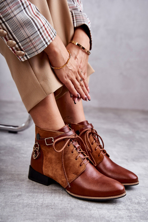 Sieviešu puszābaki Kurpes Tā irciejka 5743A-29 brūnas krāsas