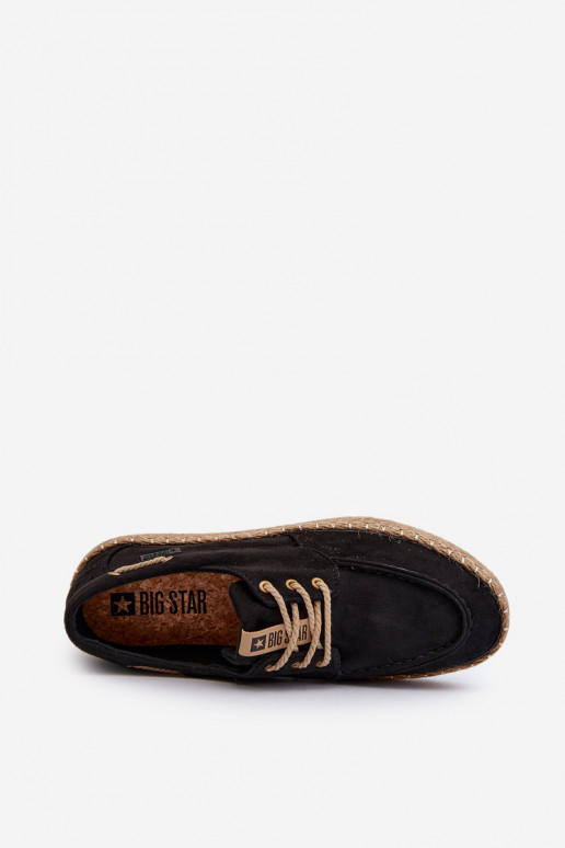 espadrilles Vīriešiem šņorējami Big Star NN174051 melnas krāsas