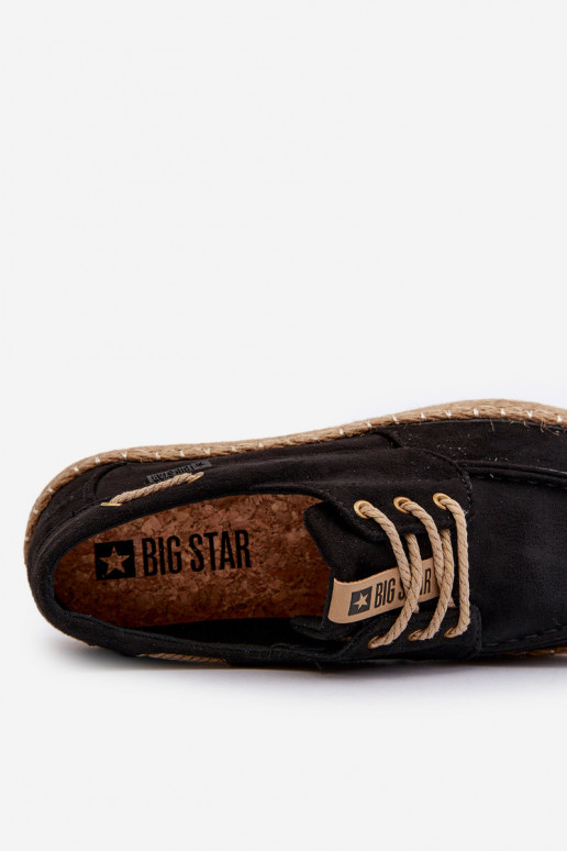 espadrilles Vīriešiem šņorējami Big Star NN174051 melnas krāsas