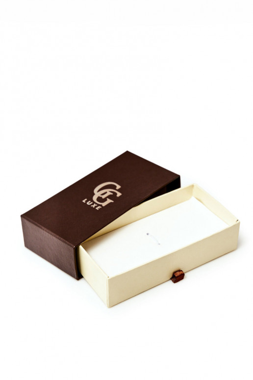 Kaste Ieslēgts Sieviešu pulkstenis GG Luxe brūnas krāsas