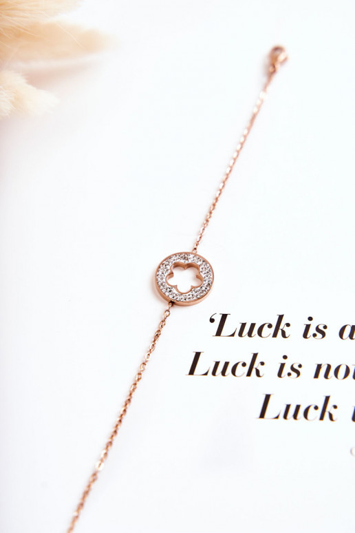 Sieviešu Aproce Slavenība Zieds I Rhinestones Zelta krāsas