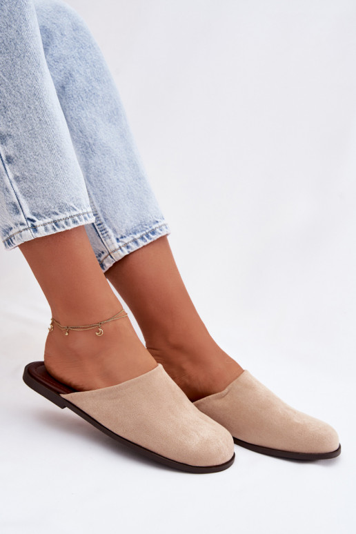 Čības Sieviešu dzīvoklisEko zamšādau smilšu krāsas Veronelle