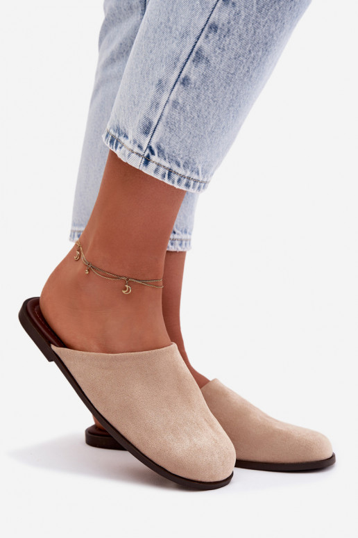 Čības Sieviešu dzīvoklisEko zamšādau smilšu krāsas Veronelle