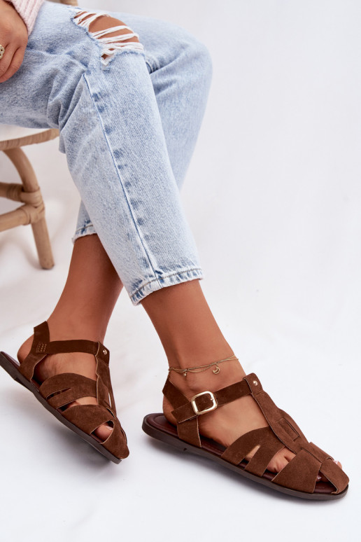 Sieviešu basenes Rzymianki zempapēžu brūnas krāsas Belanessa