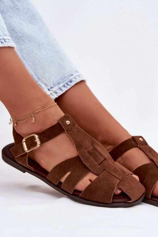 Sieviešu basenes Rzymianki zempapēžu brūnas krāsas Belanessa