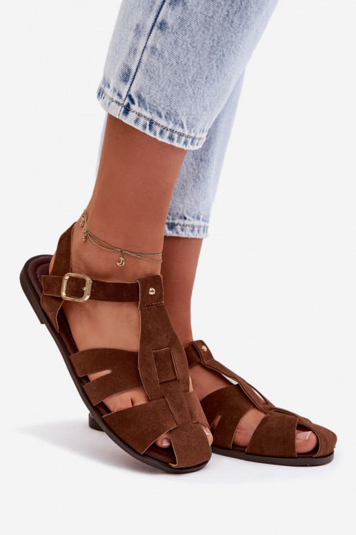 Sieviešu basenes Rzymianki zempapēžu brūnas krāsas Belanessa