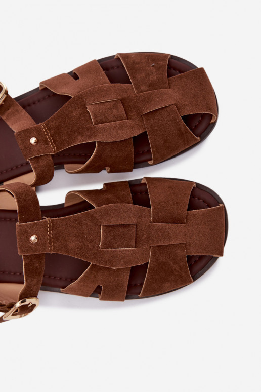 Sieviešu basenes Rzymianki zempapēžu brūnas krāsas Belanessa