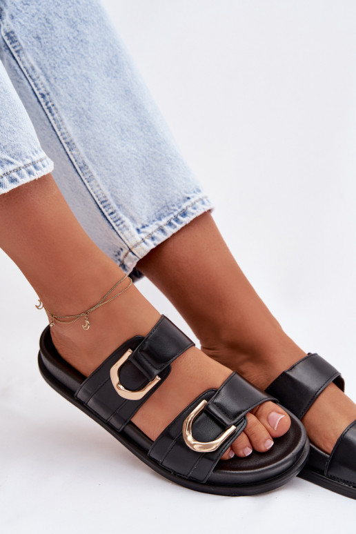 Eko Čibas no dabīgas ādas Sieviešu Ar svītrām melnas krāsas Rosinessa