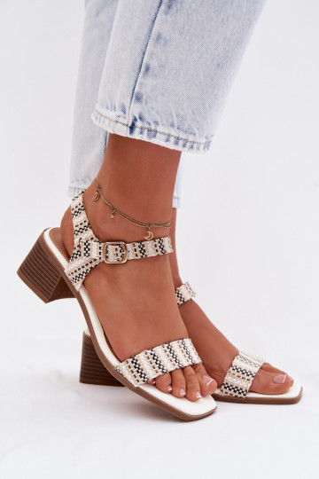 Sieviešu basenes Klockā baltas krāsas Sabela