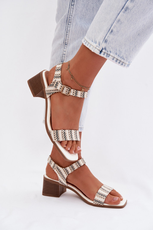 Sieviešu basenes Klockā baltas krāsas Sabela