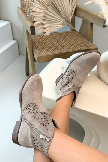 Zābaki Sieviešu ar platiem papēžiem S.Barski HY61-8026 smilšu krāsas 2