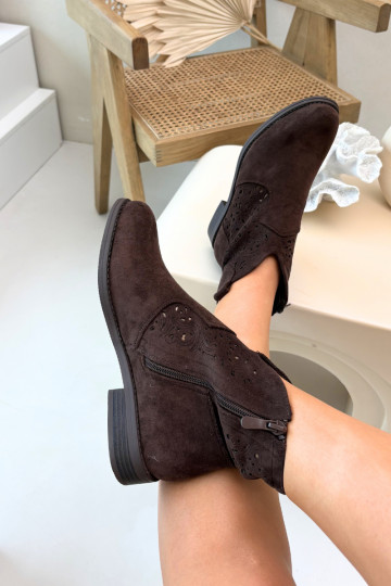 Zābaki Sieviešu ar platiem papēžiem S.Barski HY61-8026 CzekoladoIne 2