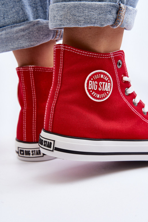 Sieviešu Klasiska modeļa tõmblukuga Big Star T274024 sarkanas krāsas