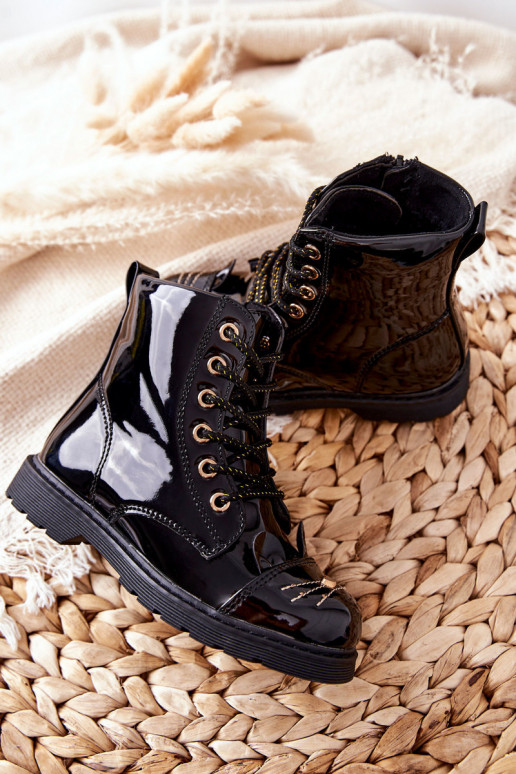 siltināti zābaki ar rāvējslēdzējiem melnas krāsas Mousie