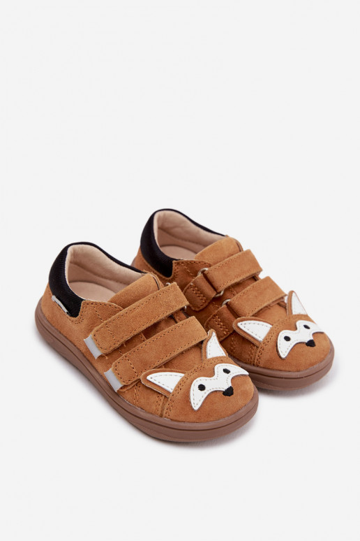 Āda apavi Barefoot Bērnu apavi Ar tēmu Lisa Bartek 8600563 brūnas krāsas