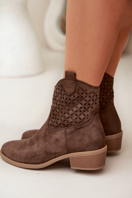 Zābaki Sieviešu ar papēdi brūnas krāsas Briavine