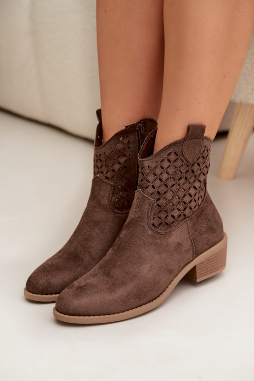 Zābaki Sieviešu ar papēdi brūnas krāsas Briavine