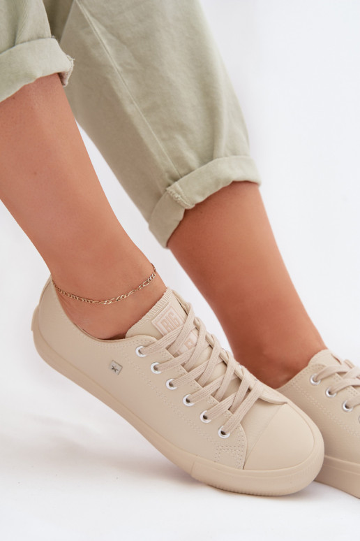 sieviešu puszābaki Eko Āda Big Star TT274019 smilšu krāsas