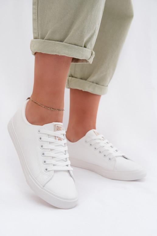 sieviešu puszābaki no eko ādas Big Star TT274001 baltas krāsas