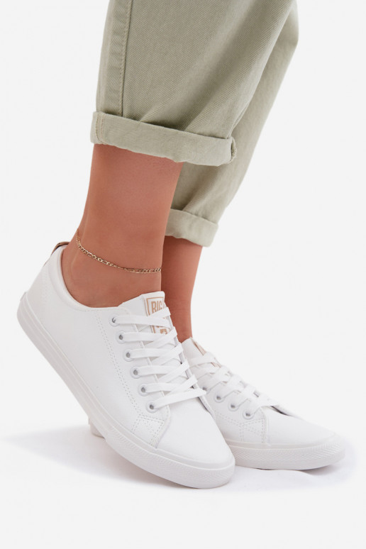 sieviešu puszābaki no eko ādas Big Star TT274001 baltas krāsas