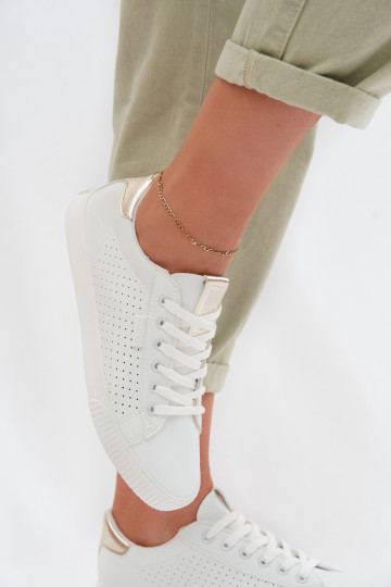 brīvā laika apavi Sporta apavi Sieviešu Eko Āda Big Star TT274020 baltas krāsas