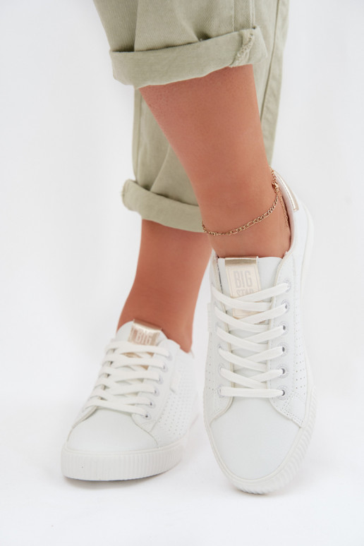 brīvā laika apavi Sporta apavi Sieviešu Eko Āda Big Star TT274020 baltas krāsas