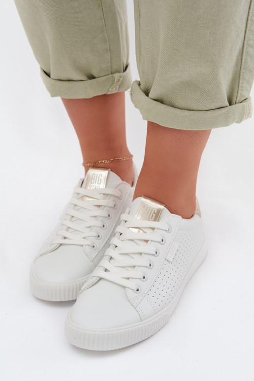 brīvā laika apavi Sporta apavi Sieviešu Eko Āda Big Star TT274020 baltas krāsas