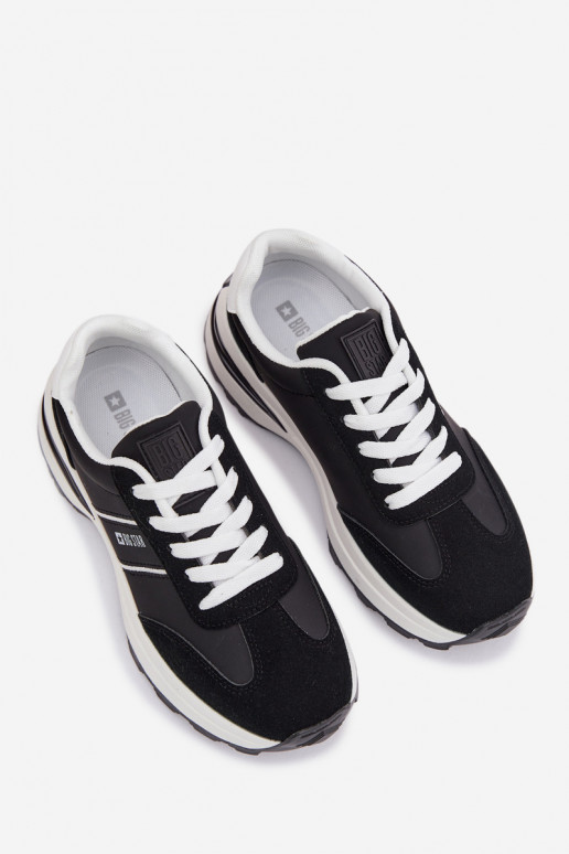 Sneakers modeļa apavi sporta apavi Sieviešu Big Star TT274877 HI-POLY SYSTEM melnas krāsas