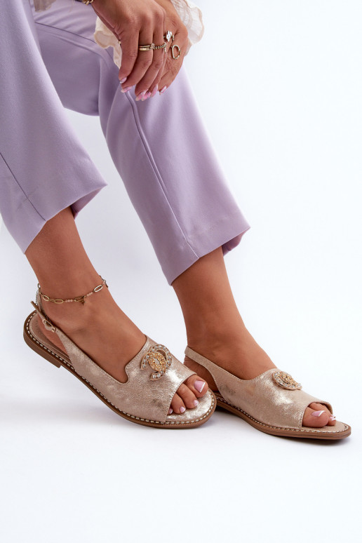 Sieviešu basenes ar ornamentiem S.Barski KV27-049 Zelta krāsas