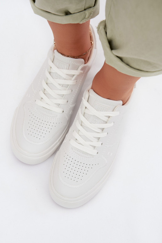 Sneakers modeļa apavi Sieviešu Big Star TT274008 baltas krāsas