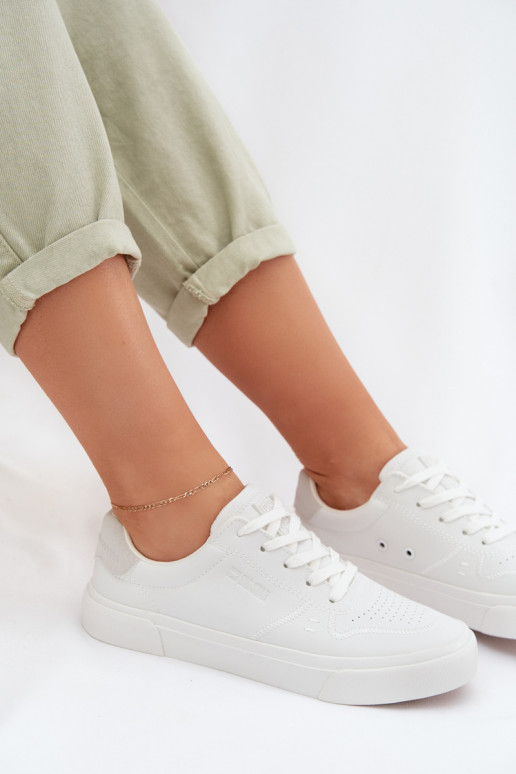 Sneakers modeļa apavi Sieviešu Big Star TT274008 baltas krāsas