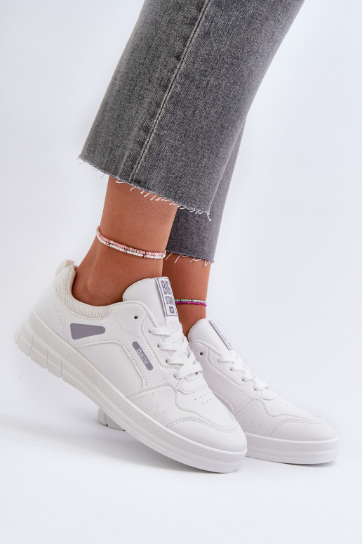 Sieviešu Sneakers modeļa apavi Memory Foam System Big Star NN274A483 baltas krāsas