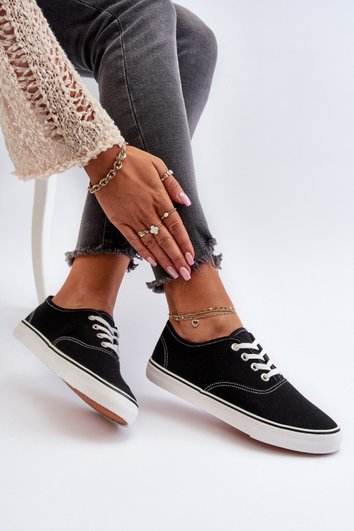 Sporta apavi Klasiski sporta apavi melnas krāsas Olvali