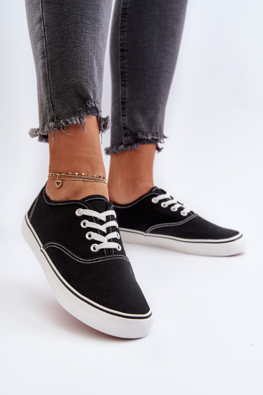 Sporta apavi Klasiski sporta apavi melnas krāsas Olvali