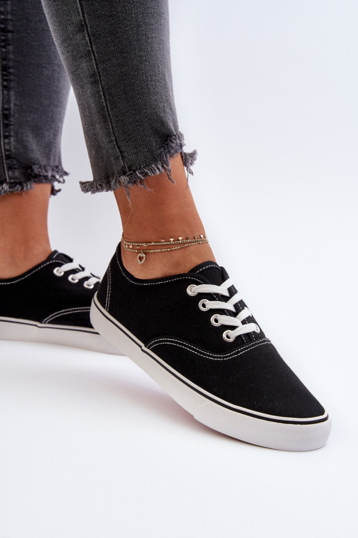 Sporta apavi Klasiski sporta apavi melnas krāsas Olvali