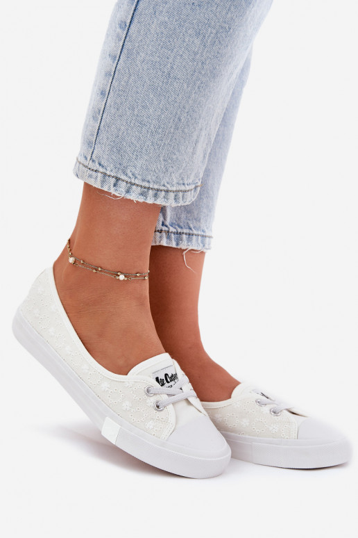 Sporta apavi sieviešu puszābakiHaftem Lee Cooper LCIN-25-31-3447L baltas krāsas