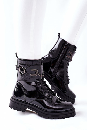 Sieviešu siltināti zābaki melnas krāsas Vanquish 2